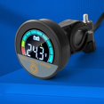 thumbnail image 3 of Round Energy Meter, Compact Design DC8-100V Battery Capacity Voltage Meter Digital LCD Display  for Motorcycle for Lithium Iron Acid Batteries, 3 of 7