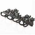 thumbnail image 2 of Sungmor Colgador de Pared de Hierro Fundido c/5 ganchos, gancho decorativo montado, estante colgante de ranas. Deco pared int/ext. Ideal para herramientas, macetas, abrigos, sombreros, llaves y ropa., 2 of 3