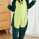 thumbnail image 2 of Pijama de una pieza de dinosaurio para adultos y niños de franela Pijama de una pieza de dinosaurio para padres e hijos Disfraz de hogar, 2 of 6