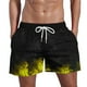 thumbnail image 2 of Puntoco Pantalones Cortos Con Estampado Hawaiano Para Hombre, Pantalones Cortos Con Bolsillo Y Cordón, Color M, 2 of 5