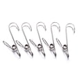 thumbnail image 2 of CIMAXIC Stainless Steel Clothes Pegs Silver for Daily Use Smooth Edges Small Size 5 Pieces,3.74"X1.18"X1.18", 2 of 4