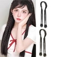 thumbnail image 2 of Double Braided Ponytail Hair Extension Secure Elastic Loop Natural Shade Synthetic Fiber For Women, 2 of 14