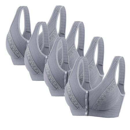Lisbinx Bras for Women Full Coverage Women s No Steel Ring Lactation Bra Back Adjustment Yoga Running Bra Holiday Deals
