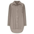 thumbnail image 3 of Jiyugala Button Down Shirts for Women Loose Blouse, 3 of 5