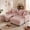 Pink, variant on Wiilayok U Shaped Sectional Sofa Couch,Convertible Modular Cloud Sofa Set with Ottoman,Central Console,Cup Holder, Adjustable Backrest for Living Room,Pink