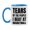 White/Light Blue, variant on Funny Basketball Mug - "Tears Of The People I Beat At Basketball" - 11Oz Or 15Oz Ceramic Coffee Cup