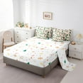thumbnail image 5 of Manfei Funny Xmas Dinosaur Twin Bedding Sets 7 Pieces for Kids, Merry Christmas Bedding Comforter Set, Snowman Snowflake Sheet Sets, Ultra Soft Home Decor, 5 of 8