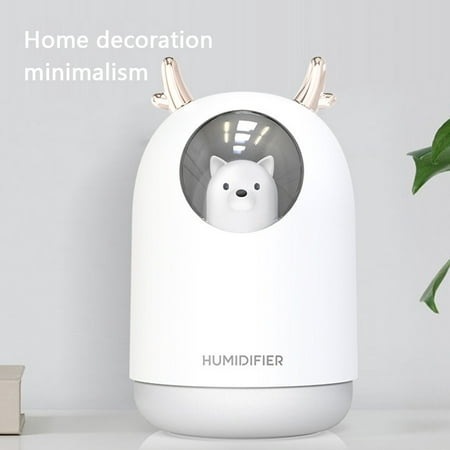 

Ultrasonic Indoor Humidifier With Perfume Diffuser Indoor Humidifier With 7 Colors Of Silent Led Lights 12 Hours Automatic Shutdown Usb Household 300 Ml