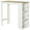 White, variant on HOMCOM Bar Table Dining Table with 3 Shelves for Kitchen, Walnut