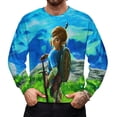 thumbnail image 3 of The Legend of Zelda Breath of The Wild Unisex Pullover Hoodie Fashion Round Neck Sweatshirts Sweater For Mens Womens, 3 of 6