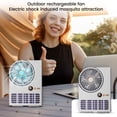 thumbnail image 3 of Mosquito Killer Fan, Rechargeable 2-in-1 Electric Zapper with LED Display, 1 Pack With Charging Cable, Portable for Indoor Home Outdoor Camping Hiking Patio Backyard, 3 of 5