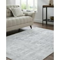 thumbnail image 4 of BoutiqueRugs Branka Contemporary Area Rug - Slate Blue, Light Silver, Sterling Gray - 6'7" x 9', 4 of 6