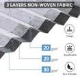thumbnail image 4 of ZASCHMOY Under Bed Storage Containers, Foldable Underbed Storage Bags  with Transparent Window, for Blankets, Towels, Comforter, Sweaters, Pillows, 40 X 20 X 6 Inches,, 4 of 6