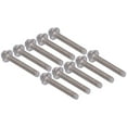 thumbnail image 4 of Pernos de cabeza hexagonal Jadeshay 10 piezas Acero inoxidable 304 A2-70 Plata, 4 of 8