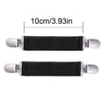 thumbnail image 3 of Glove Holder Clip,Cinch Clip,Winter Mitten Holders,Dress Clips,Sweater Clips,Elastic Mitten Clips,Glove Clip,Easy To Use,Clothing Clips,Hat Clips For Travel,Elastic Hat Coat Clips,Black,1PC,3.93"x1", 3 of 4
