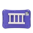 thumbnail image 3 of Kids Case for Samsung Galaxy Tab A9 8.7" 2023 Tablet Case with Rotatable Stand, Kids Friendly EVA Foam Shockproof Drop Protective Cute Cover for Samsung Galaxy Tab A9 8.7 inch 2023, Purple, 3 of 7