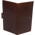 thumbnail image 7 of CAZORO Vintage Genuine Leather RFID Checkbook Cover Wallet with Snap Closure Buffalo Burgundy, 7 of 7