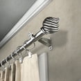 thumbnail image 2 of Berenice 13/16" Bay Window curtain rod 20"-36", 38"-72" - Satin Nickel,(ABay-93-5), 2 of 4