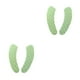 thumbnail image 1 of Moyic 2 fundas para inodoro, cojines para asiento, multicolores, de aspecto bonito, para adultos, de felpa, autoadhesivos, almohadillas Verde 2piezas, 1 of 6