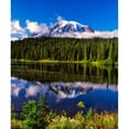 thumbnail image 3 of Leahy, Ike 12x14 Black Modern Framed Museum Art Print Titled - Mt. Rainer II, 3 of 5