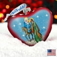 thumbnail image 2 of G.DeBrekht Nativity Heart Glass Ornament by G. DeBrekht, 2 of 7