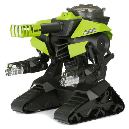 New Bright RC M.E.C.H. Robo Cannon Radio Control Blaster Robot- Green and Black
