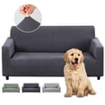 thumbnail image 3 of LZYoehin Stretch Sofa Slipcover Polyester Non Slip Couch Cover, Gray, 3 of 10