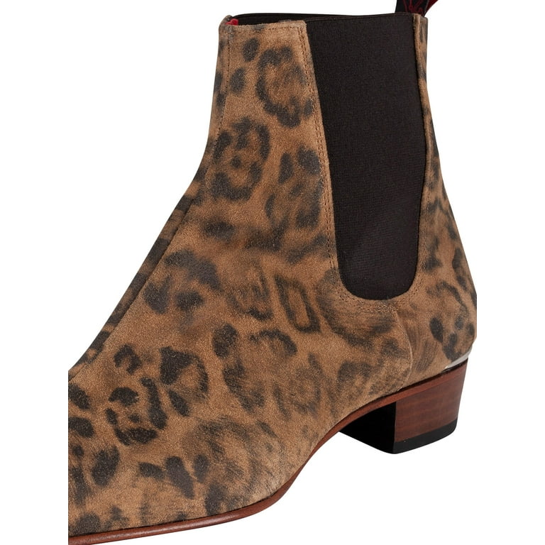 louis vuitton leopard boots