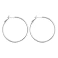 thumbnail image 6 of Hyasfey 1 Pair Women Ear Hoop Different Sizes Circle Earrings Polished Solid Color Electroplated Ear Decoration Jewelry Lady Club Party Hanging Earring, 6 of 7
