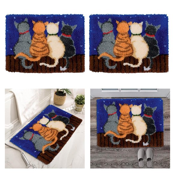 Funda de cojín para alfombra Hugo Kits de enganche de pestillo para alfombras