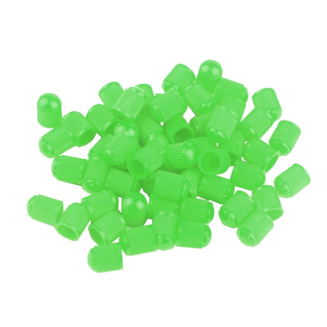 100 tapones para válvulas de coche con válvula universal Capuchon Verde