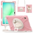 thumbnail image 1 of Funda para Samsung Galaxy Tab A11 Plus de 11 pulgadas (2025) y A9 Plus de 11 pulgadas (2023), funda protectora infantil a prueba de golpes con portalápices, correa de mano giratoria de 360 ​​grados, 1 of 9