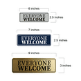 thumbnail image 4 of Standard Everyone Welcome Sign (Ivory/Dark Brown) - Large, 4 of 5