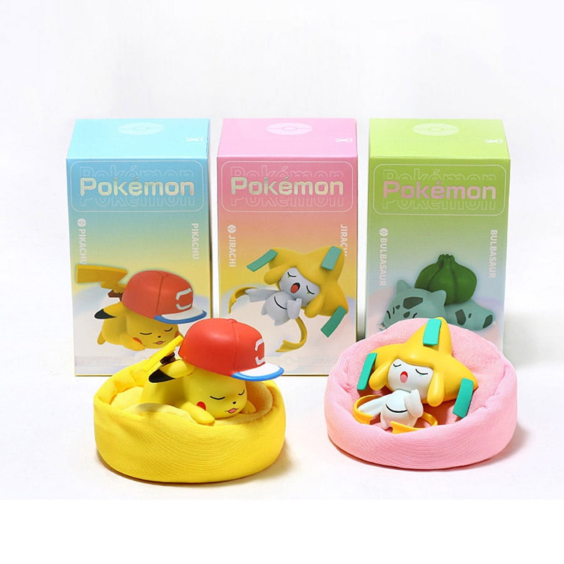 Pokemon Langbowang 6” Sleeping Pokemon Figurine with Sleeping Bag