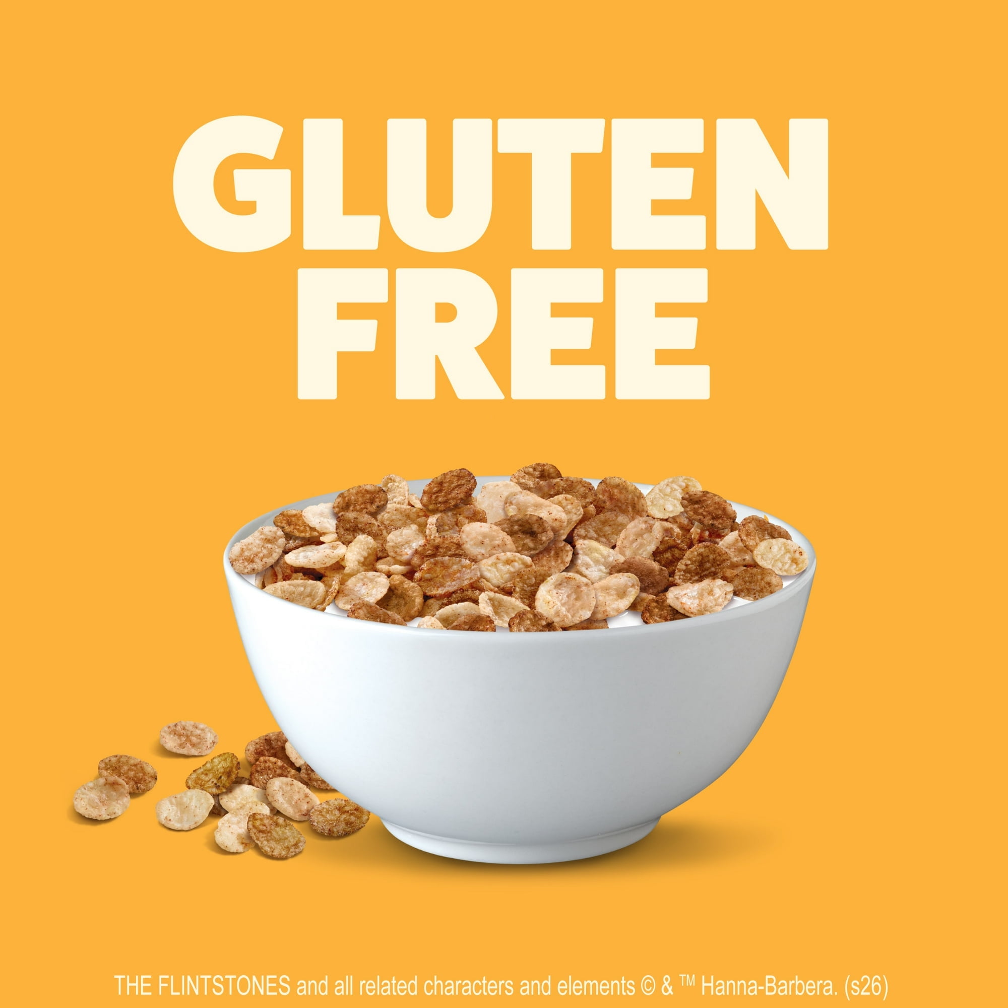 Post Cinnamon Pebbles Breakfast Cereal, Gluten Free, Family Size Box, 19.5 oz