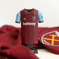 thumbnail image 5 of West Ham - Alloy Collectors Mini Metal Home Jersey Locker Pack, 5 of 5
