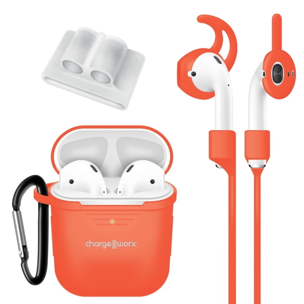 Kit de Accesorios ChargeWorx de 6 Piezas para AirPods Color Nectarina