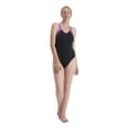thumbnail image 1 of Traje de baño Speedo  Mujer Plastisol Laneback Negro 811389C-733, 1 of 10