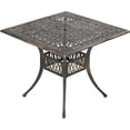 thumbnail image 1 of FDW Table Chairs Chat Weather Resistant Wrought Iron Furniture Outdoor Dining Set Patio, Bronze, 1 of 7