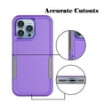 thumbnail image 5 of Njjex iPhone 14 Pro Max Case, [with a Screen Protector] Shockproof Full Coverage Protective Cover Phone Case for iPhone 14 Pro Max 6.7" Purple, 5 of 7