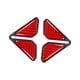 thumbnail image 5 of 3x2x ángulo De Parachoques De Puerta Cubierta Antiarañazos Partes Del Cuerpo Embellecedor Decorativo Rojo, 5 of 8