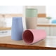 thumbnail image 3 of Tazas de trigo - Tazas de trigo livianas e irrompibles - Juego de tazas multicolores - Vasos de colores seguros para comidas caseras, picnic al aire libre, campamentos, fiestas - Apto para microondas, 3 of 5