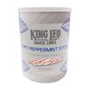 King Leo Soft Peppermint Sticks Canister 15.5 oz 43 STICKS