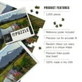 thumbnail image 4 of Lantern Press 1000 Piece Jigsaw Puzzle, Alaska, Mountain Wilderness and Fireweed, 4 of 5