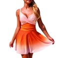 thumbnail image 1 of Maillot de Bain une Pièce pour Femmes, Maillot de Bain une Pièce Style Robe de Bain à Dégradé Élégant, Maillot de Bain Moderne pour Plage et Piscine, Maillots de Bain pour Femmes, TG, 1 of 8