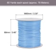 thumbnail image 2 of Unique Bargains Beading Thread Bracelet Weave Bead Craft Cord 2mm 78M/Roll (85-Yards) Decorative String, Light Blue, 2 of 7