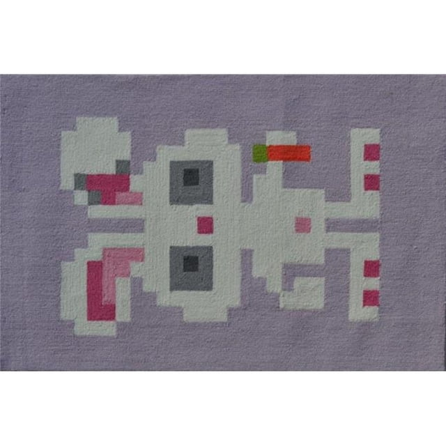 The Rug Market 71208B Tapis Pixel Bunny 2.8 x 4.8 Pieds