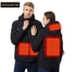 thumbnail image 1 of Chaquetas y abrigos casuales de manga larga con capucha, con USB, temperatura constante, calefactables, resistentes al viento, talla grande, para hombre y mujer, invierno, 4 unidades, 1 of 9