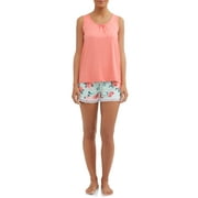 Gloria Vanderbilt Women's and Women's Plus Lush Tank Top and Short Sleep Set