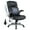 Black, variant on MALOL High-Back Executive Office Chair – Ergonomic Leather Desk Chair with Flip-Up Arms, Adjustable Tilt, and Swivel Rolling Design for Home & Office, Brown